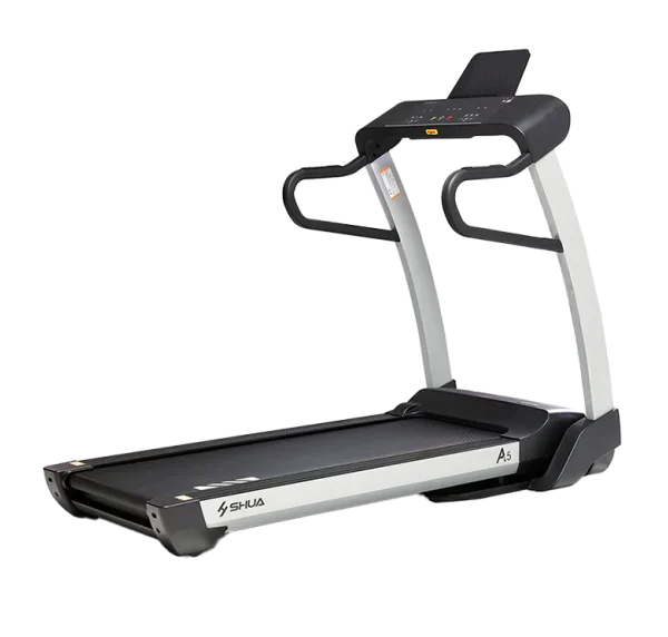 SHUA, Treadmill, Silver Gray SH-T5500A, Black (5 Years Warranty)