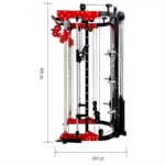 Sparnod Fitness SMG-20000 Functional Smith Machine – 9-in-1 Strength Station - Image 3
