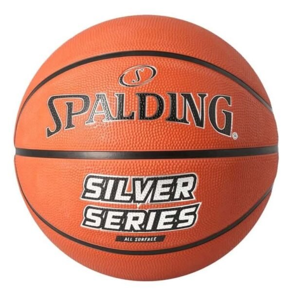 Spalding Silver Series Rubber Basketball | Size 7