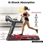 Sparnod Fitness, (4 HP Peak DC Motor) Advanced Treadmill, STH-3200 - Image 6
