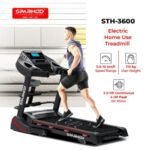 Sparnod Fitness, (2 HP DC Motor) Fat mobilization massager Treadmill, STH-3600 - Image 3