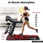 Sparnod Fitness, (2 HP DC Motor) Fat mobilization massager Treadmill, STH-3600 - Image 7