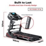 Sparnod Fitness, (2 HP DC Motor) Fat mobilization massager Treadmill, STH-3600 - Image 10