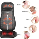 Renpho Massage Cushion, Back Massager for Chair, Shiatsu Chair Massager with Heat for Neck, Back, Shoulders, Height Adjustable, Use at Home & Office - Image 3