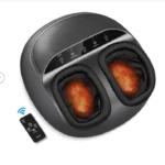 Renpho Foot Massager Machine with Heat, Shiatsu Massager Deep Kneading Therapy Black - Image 2