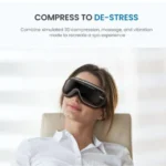 Renpho Eye Massager with Heat & Bluetooth Music, Rechargeable Eye Care Machine with 5 Modes, Black - Image 19