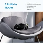 Renpho Eye Massager with Heat & Bluetooth Music, Rechargeable Eye Care Machine with 5 Modes, Black - Image 18