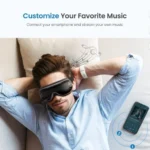 Renpho Eye Massager with Heat & Bluetooth Music, Rechargeable Eye Care Machine with 5 Modes, Black - Image 17