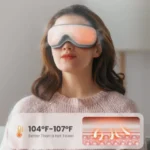 Renpho Eye Massager with Heat & Bluetooth Music, Rechargeable Eye Care Machine with 5 Modes With Remote, Black - Image 10