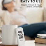 Renpho Eye Massager with Heat & Bluetooth Music, Rechargeable Eye Care Machine with 5 Modes With Remote, Black - Image 9