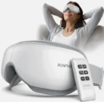 Renpho Eye Massager with Heat & Bluetooth Music, Rechargeable Eye Care Machine with 5 Modes With Remote, White - Image 2