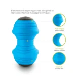 TriggerPoint CHARGE VIBE Three-Speed Ridged Vibrating Portable Foam Roller - Image 5