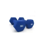 Ta Sports, Hex Vinyl Dipping Dumbbell 3Kg*2Pc, Db2121 - Image 2