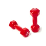 Ta Sports,s1 Hex Vinyl Dipping Dumbbell 4Kg*2Pcs, Db212, Red - Image 5