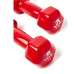 Ta Sports,s1 Hex Vinyl Dipping Dumbbell 4Kg*2Pcs, Db212, Red - Image 6