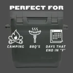 Stanley Adventure Outdoor Cooler, 28L / 30QT, Polar White - Image 4