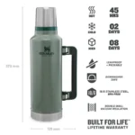 Stanley Classic Legendary Bottle, Vacuum Insulated, 1.9L/2QT - Image 2