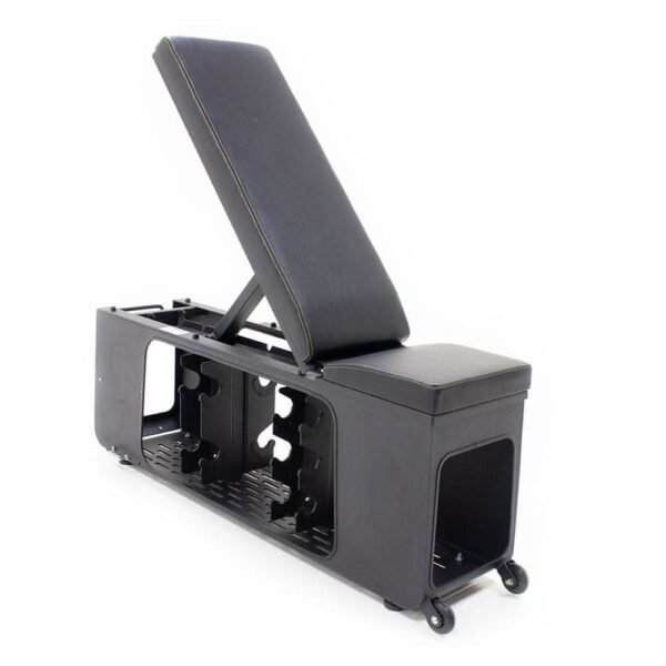 Powercore Studio Adjustable Bench with Storage & Battle Rope Anchor