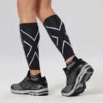2Xu, Compression Calf Guards X Large, Ua1987B, Black/Black