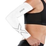 2Xu, Flex Compression Arm Sleeves Medium, Ua4009A, White/Grey