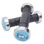 Ta Sports, Chromed Dumbbell 1Kg With Rubber Handle, Db5212 - Image 2