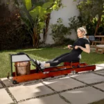 Red Oak - Kingsmith WM10 Tri-fold Water Rowing Machine - Image 9