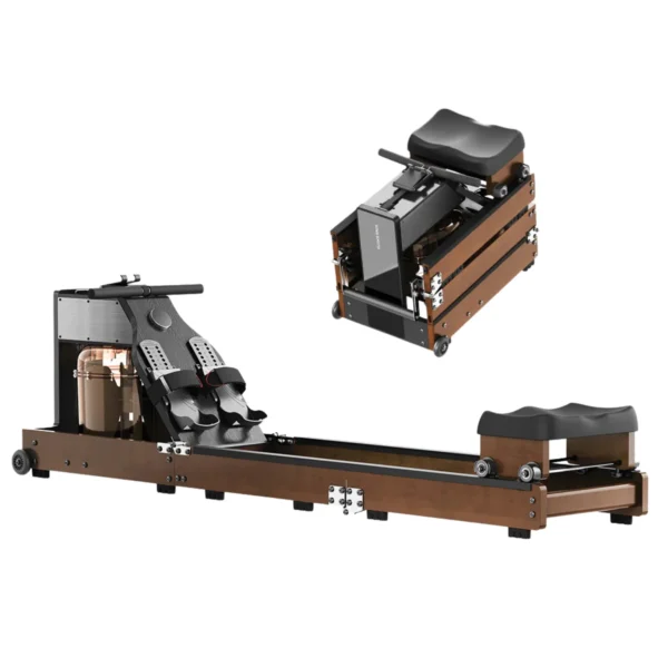 Walnut - Kingsmith WM10 Tri-fold Water Rowing Machine