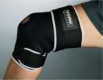 York, Fitness Adjustable Knee Support, Black - Image 2