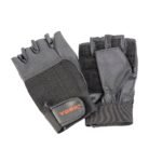 York, Fitness Leather Weight Lifting Gloves, 60199, Black - Image 3