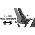 BH Fitness, Recumbent Bike, H775, Silver & Black - Image 4