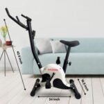 Sparnod Fitness Upright Exercise Bike For Home Use With Lcd Display, SUB-50 - Image 6