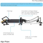 Align-Pilates F3 Folding Pilates Reformer - Image 4