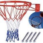 MF Wall Mounted Basketball Hoop Net Ring | Indoor & Outdoor