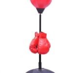 MF Children Boxing Set - Punching Bag with Gloves and Adjustable Height Set, 80-110cm (32-43inch)