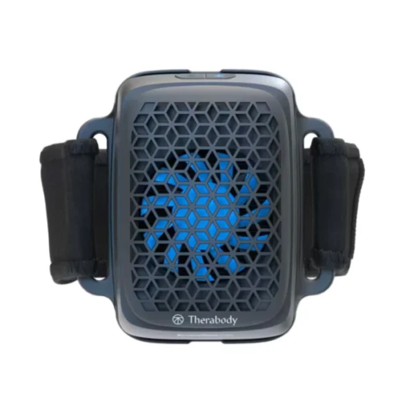 Therabody RecoveryTherm Cube Instant Heat, Cold & Contrast Therapy, Black/Blue