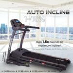 Sparnod Fitness, (2.75 HP DC Motor) Auto Incline Treadmill with heart rate Sensor, STH-5300 - Image 5