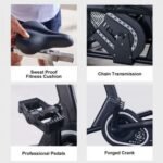 Sparnod Fitness, Sturdy Commercial Air Bike with LCD Display, SAB-09 - Image 7