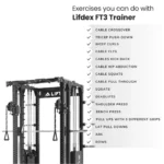 Liftdex Smith Machine Functional Trainer – Compact All-in-One Multi-Gym with Barbell & Dual Cable Pulley System - Image 4