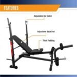 Sparnod Fitness Heavy Duty Multifunction Weight Bench | Bench Press | Biceps Press, SWB-65 - Image 4