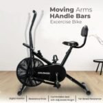 Sparnod Fitness, Dual Action Air Bike with Back Support, SAB-05 - Image 3