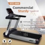 Sparnod Fitness, (5.5 HP AC Motor) Commercial Sturdy Treadmill, STC-5650 - Image 3