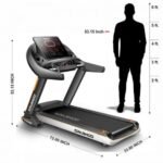Sparnod Fitness, (3 HP DC Motor) Large LED Display with auto incline Treadmill, STH-5700 - Image 7