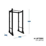 Liftdex Hulk Power Rack – Heavy-Duty Steel Squat, Bench Press & Pull-Up Rack - Image 4