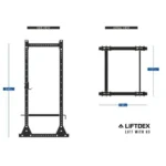 Liftdex Hulk Power Rack – Heavy-Duty Steel Squat, Bench Press & Pull-Up Rack - Image 5
