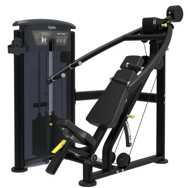 Impulse Fitness IT9529 Multi Press – Chest, Shoulder & Incline Press Station (Silver & Black)