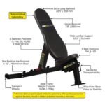 Powercore Mx Adjustable Training Bench (Black) - Image 2
