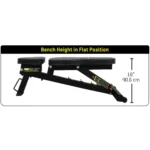 Powercore Mx Adjustable Training Bench (Black) - Image 3