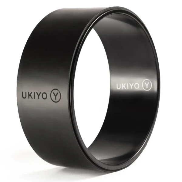 Ukiyo Black Wheel for Yoga and Pilates