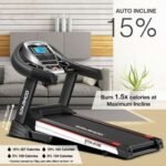Sparnod Fitness, (2.25 HP Motor) 15% Auto Incline Home use Treadmill, STH-4100 - Image 4