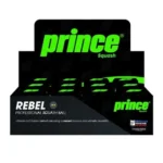 Prince Squash Balls- Rebel Single Yellow 1 Dozen Box